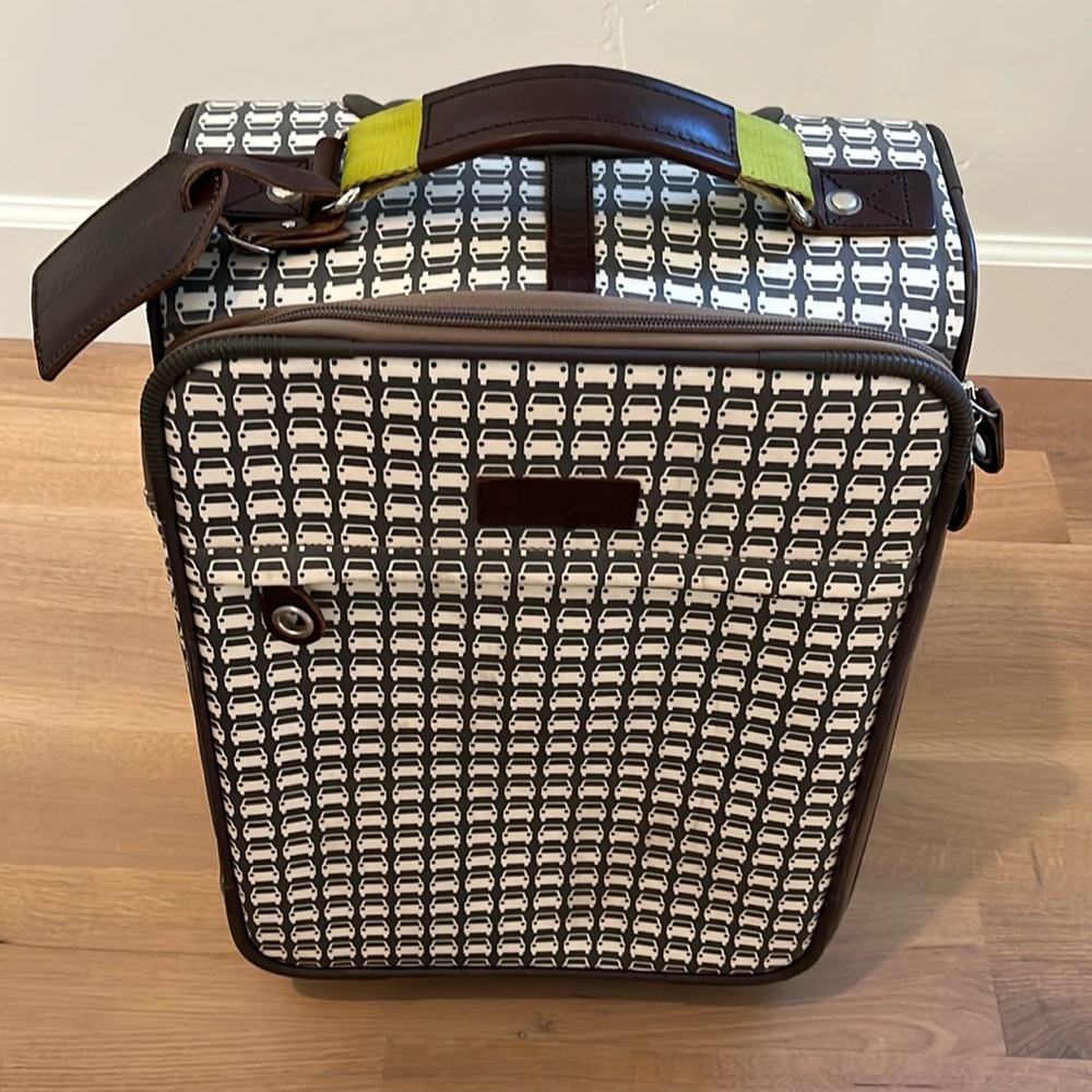 Orla Kiely Carry on roller bag suitcase